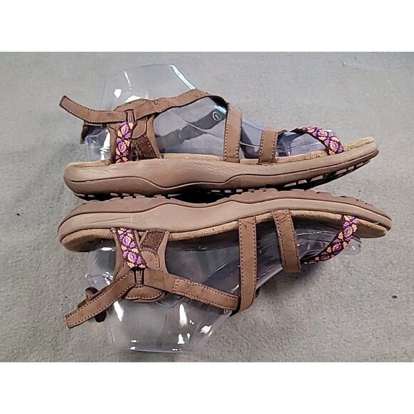 Skechers Reggae Slim Vacay 👡 Brown Strappy Comfort Sandals Women’s 9 GUC - Picture 3 of 10